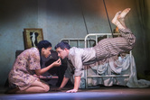 Hannah Sinclair Robinson (Grete) and Felipe Pacheco (Gregor) in Frantic Assembly’s Metamorphosis - Tristram Kenton