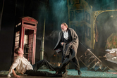 4. An Inspector Calls 2022. George Rowlands 'Eric Birling' and Jeffrey Harmer 'Mr Birling'. Photo by Mark Douet.JPG 