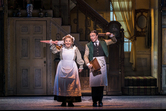 Claire Machin as Mrs Brill and Jack North as Robertson Ay in Mary Poppins - Johan Persson