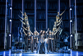 Debbie Kurup as Star (centre) and cast in The Cher Show - Pamela Raith