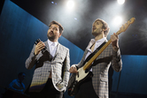 (L-R) Dan de Cruz (On-stage Musical Director, Righteous Brother and Neil Sedaka) and Peter Mooney (Nick and Righteous Brother) - Ellie Kurttz