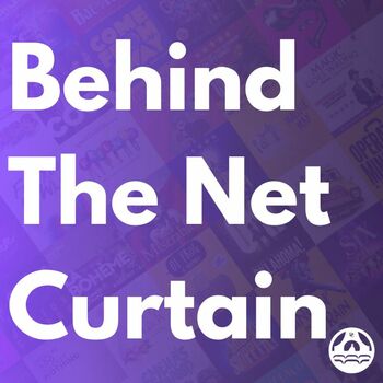 Behind the net curtain Behind the net curtain